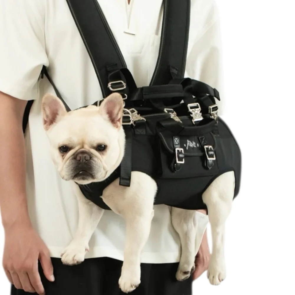 Handsfree Carry Paw Frenchie Side/Front-Backpack Pet Carrier